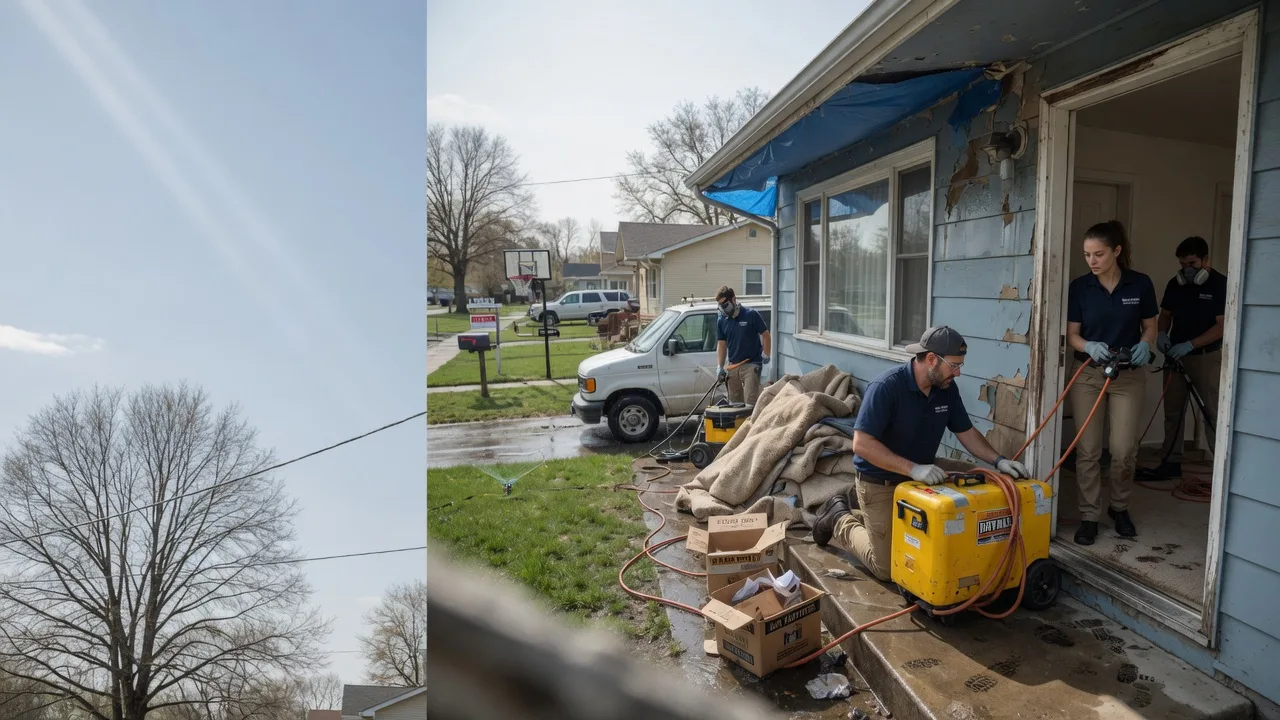 Basement Flood Cleanup in Adolphus, KY near me